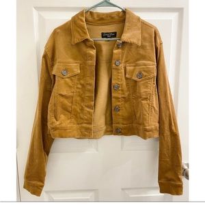 cropped corduroy jacket